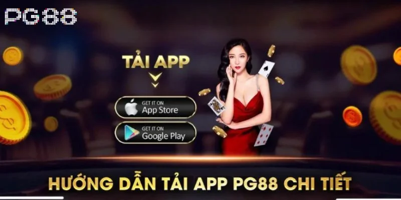 Tải App PG88 2 Người chơi cần quét mã trên website để tải ứng dụng nhà cái về máy.
